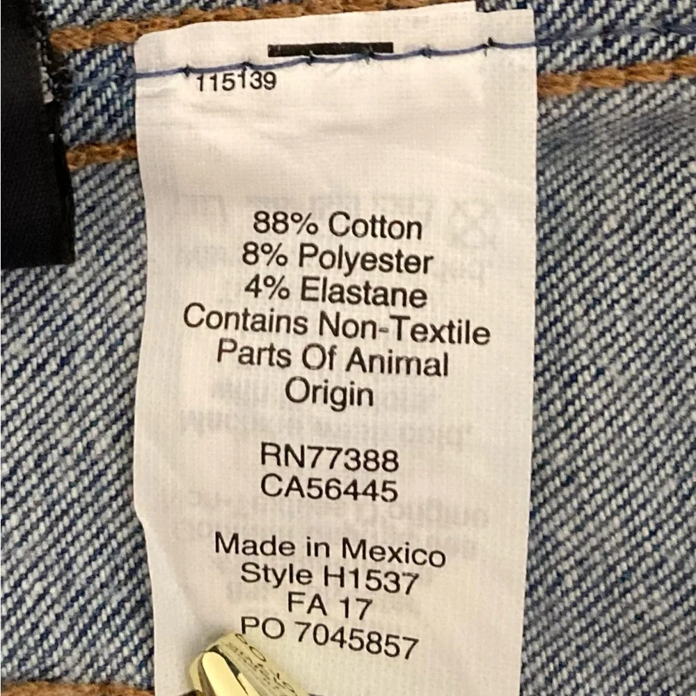 Madewell women’s slim straight denim jeans, size 26 - Picture 10 of 11